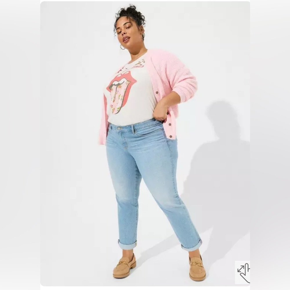 Torrid Perfect Boyfriend Vintage Stretch Mid-Rise Jean BNIP